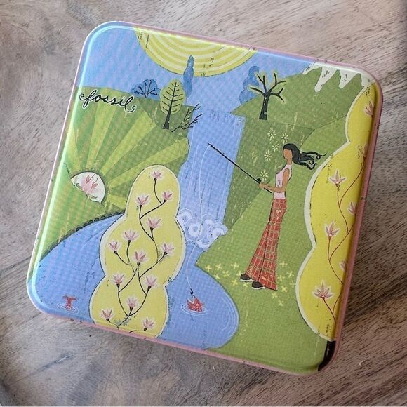 Fossil ES9465 Women’s Pink and Silver Watch - Picture 4 of 5